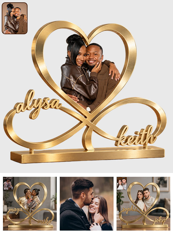 Love You Infinite - Personalized Couple 2-Side Printed Acrylic Plaque