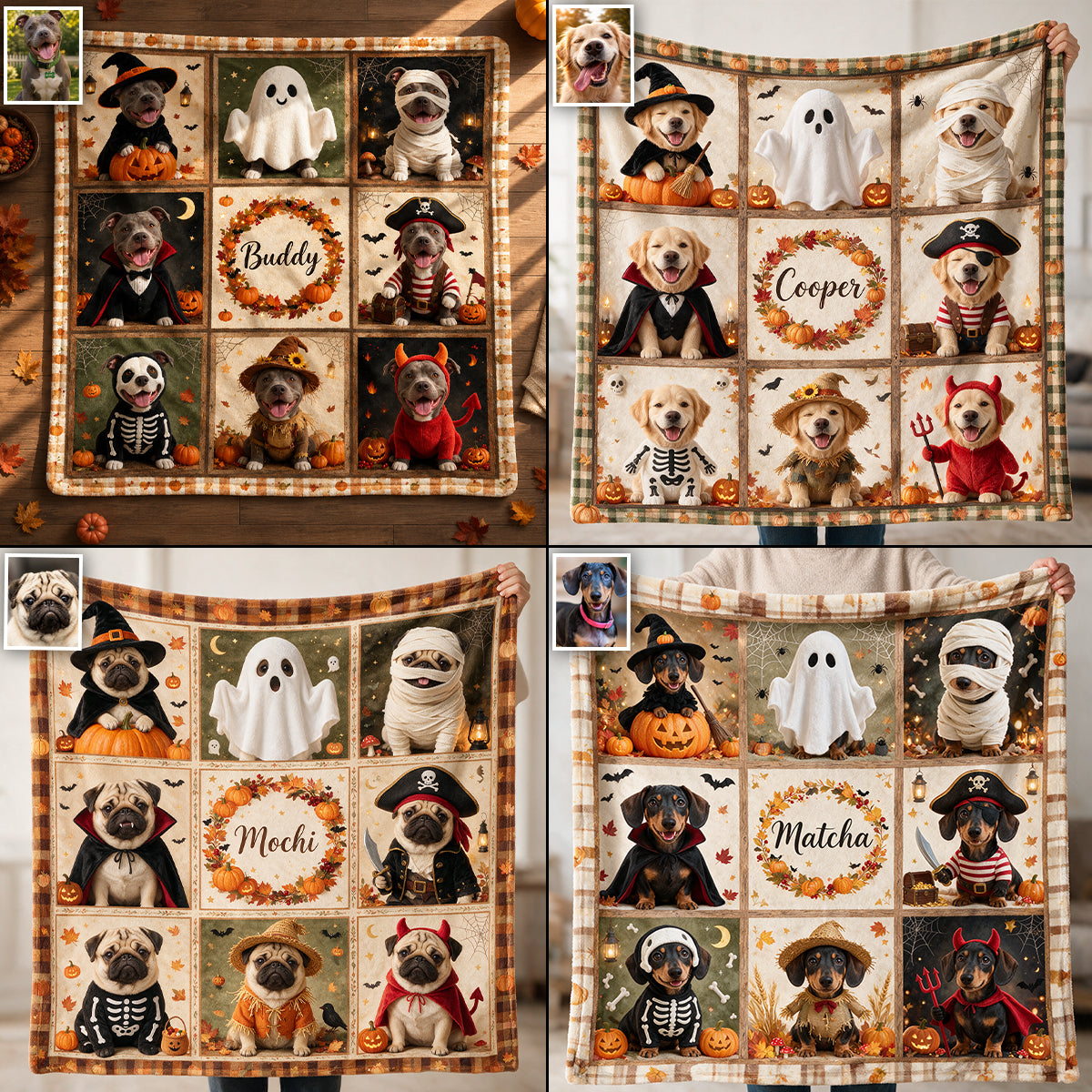 Spooky Friend - Personalized Dog Blanket