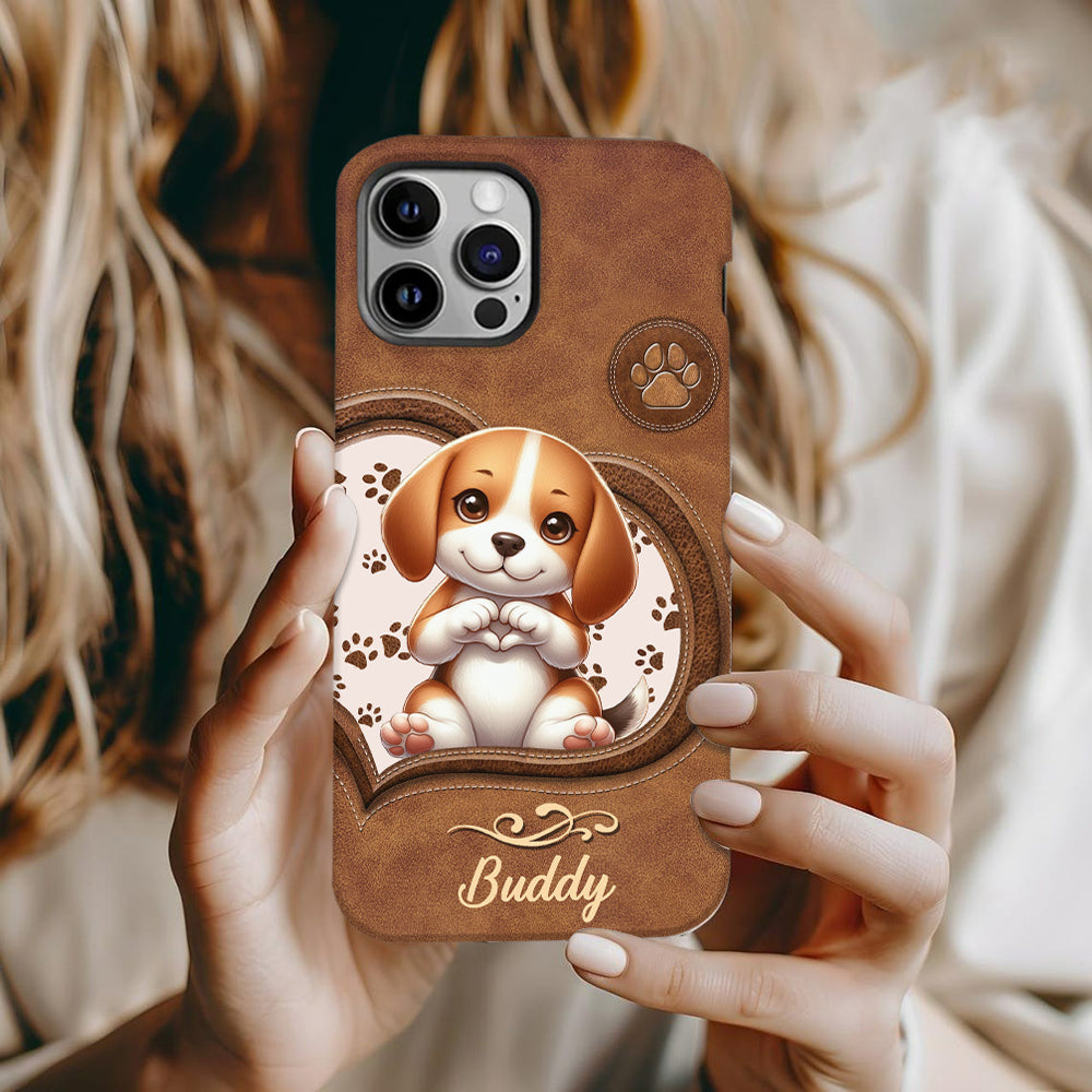 Cute Lovely Dogs - Personalized Dog Full Print Phone Case