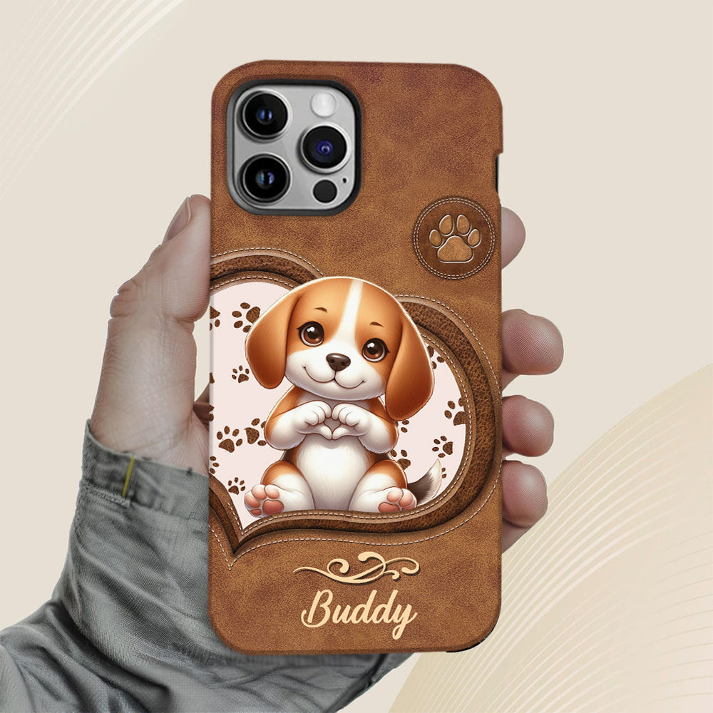 Cute Lovely Dogs - Personalized Dog Full Print Phone Case