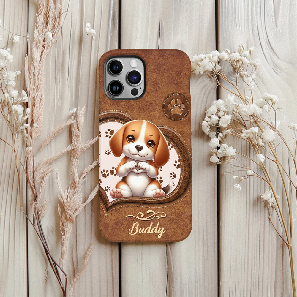 Cute Lovely Dogs - Personalized Dog Full Print Phone Case