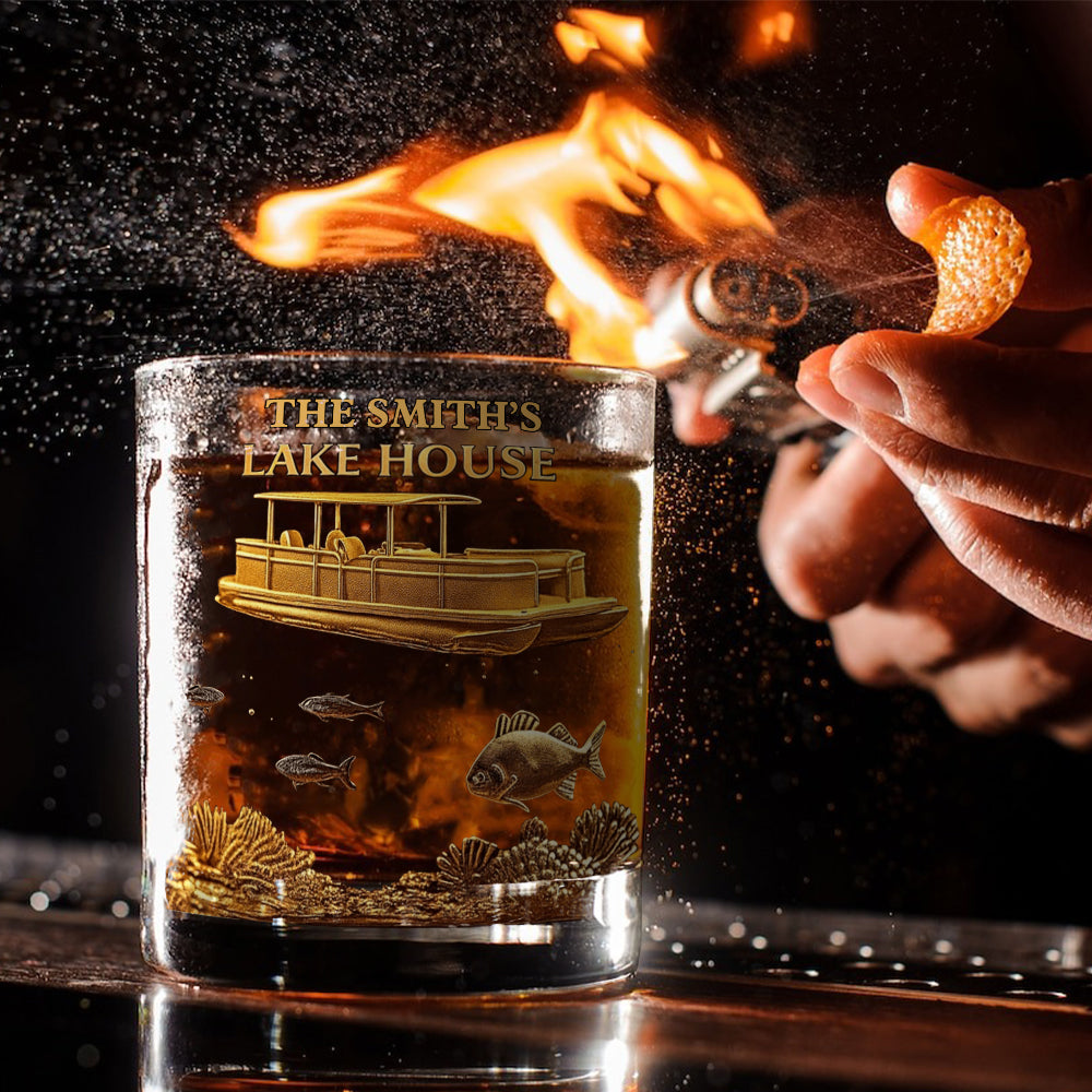 Unser Seehaus – personalisiertes Patriot-Whiskyglas