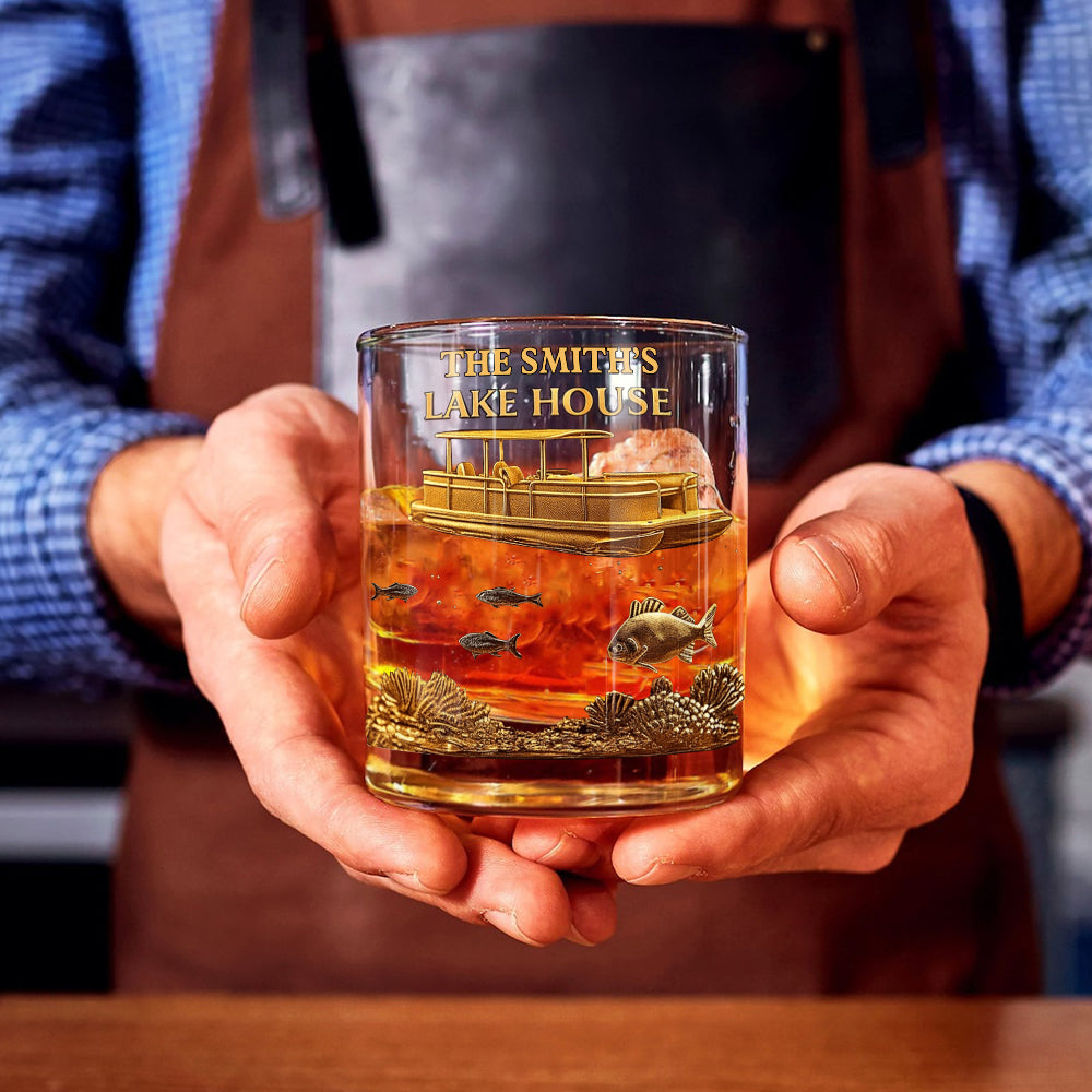 Unser Seehaus – personalisiertes Patriot-Whiskyglas