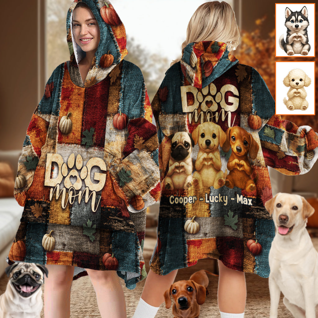 Hundemama – Personalisierte Hunde-Decken-Hoodie
