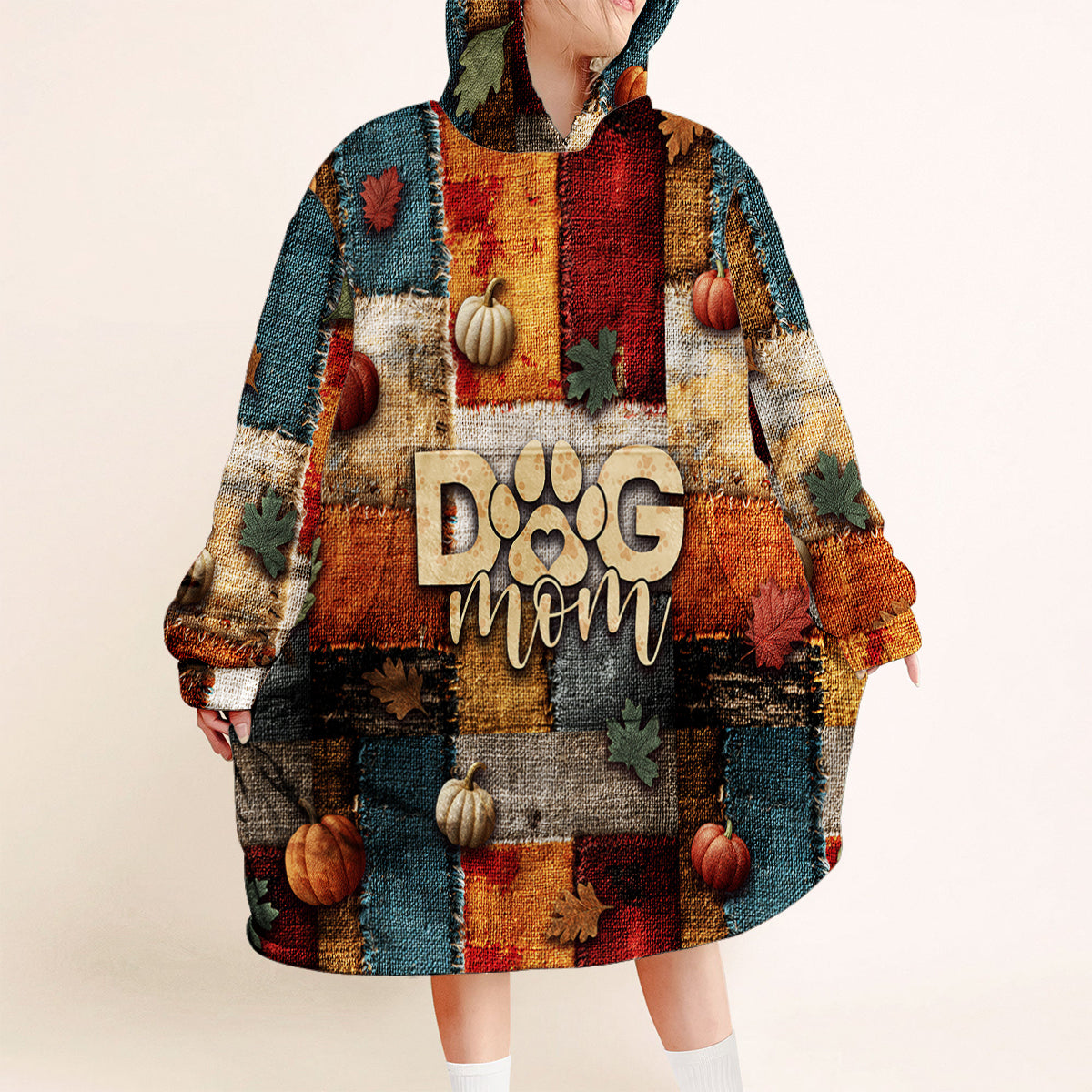 Hundemama – Personalisierte Hunde-Decken-Hoodie