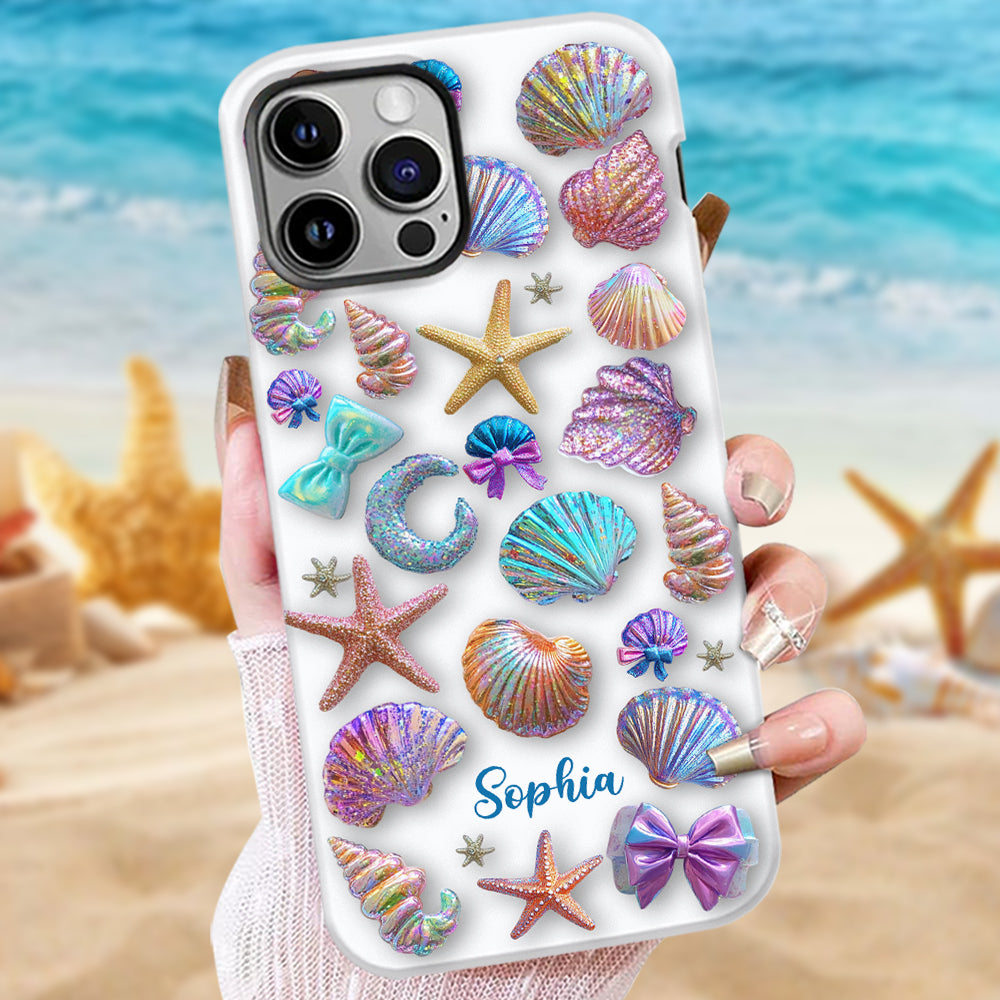 Salty Lil' Beach – Personalisierte Handyhülle für Meeresliebhaber mit vollflächigem Aufdruck