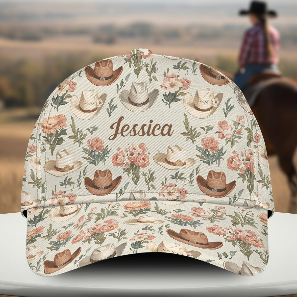 Cowgirl-Hut – Personalisierte klassische Cowgirl-Kappe