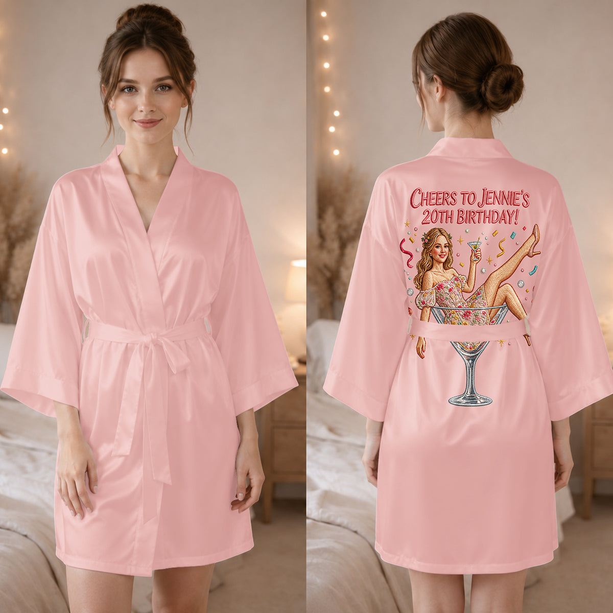 It's My Birthday! - Personalized Birthday Satin Robe