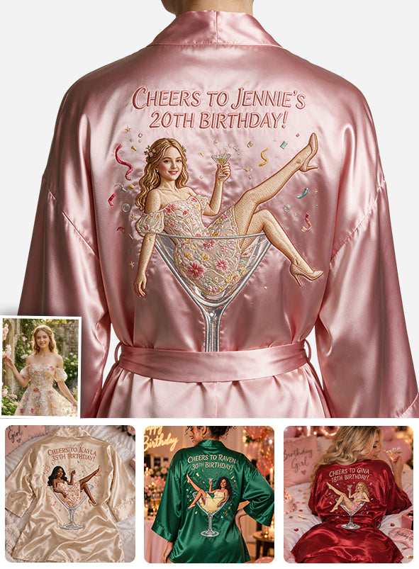 It's My Birthday! - Personalized Birthday Satin Robe