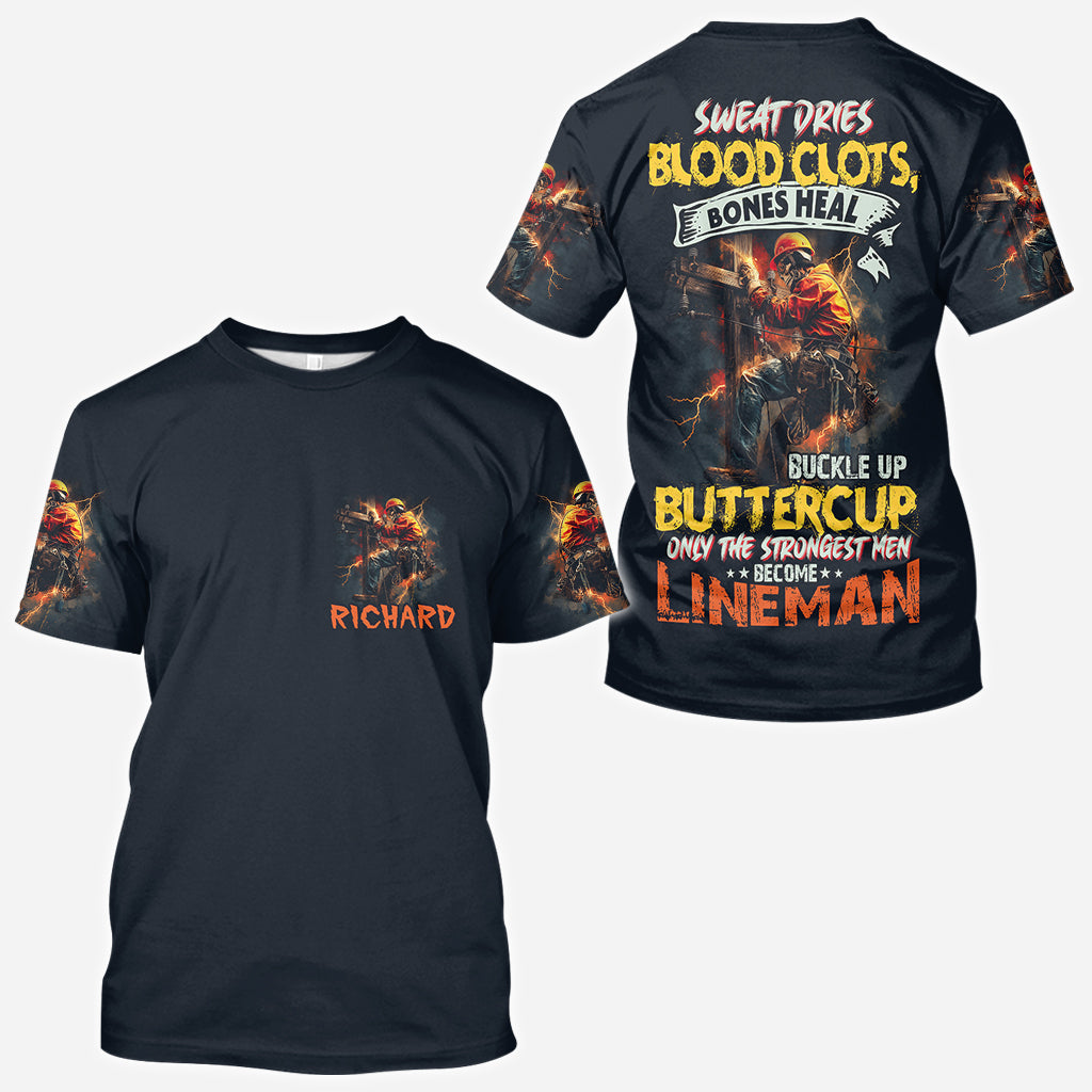 Nur die Stärksten werden Linienmonteure – Personalisiertes Linienmonteur-Shirt