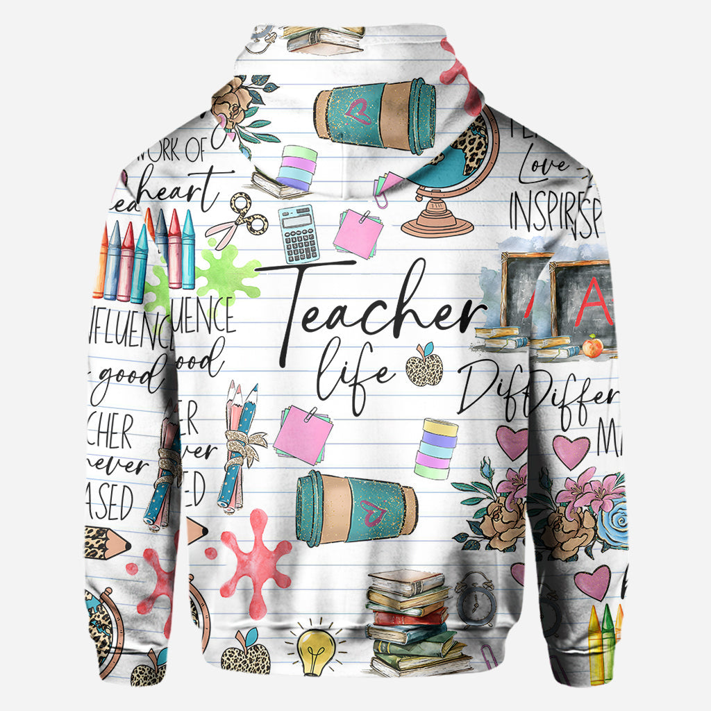 Lehrerleben – Personalisiertes Lehrer-T-Shirt