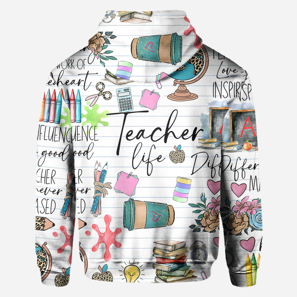 Lehrerleben – Personalisiertes Lehrer-T-Shirt