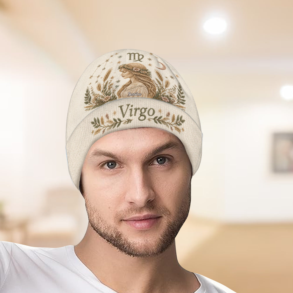 Zodiac Sign - Personalized Horoscope Beanie Hat