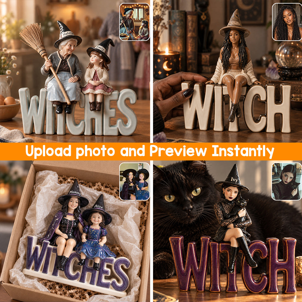 Be A Witch - Personalized Witch 3D Plaque
