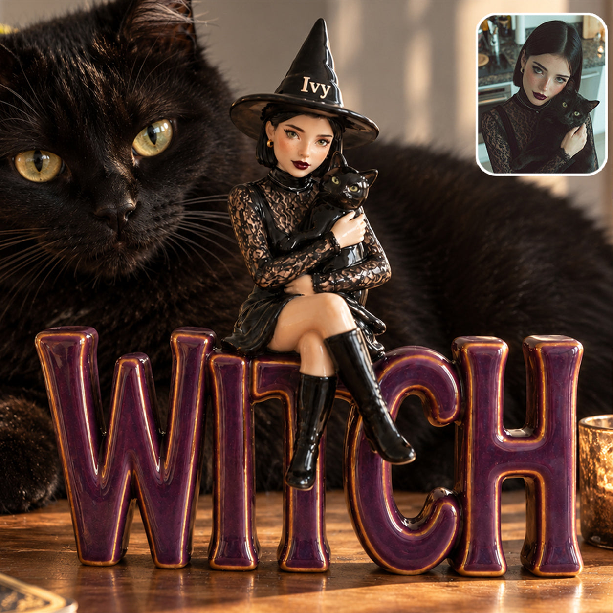 Be A Witch - Personalized Witch 3D Plaque