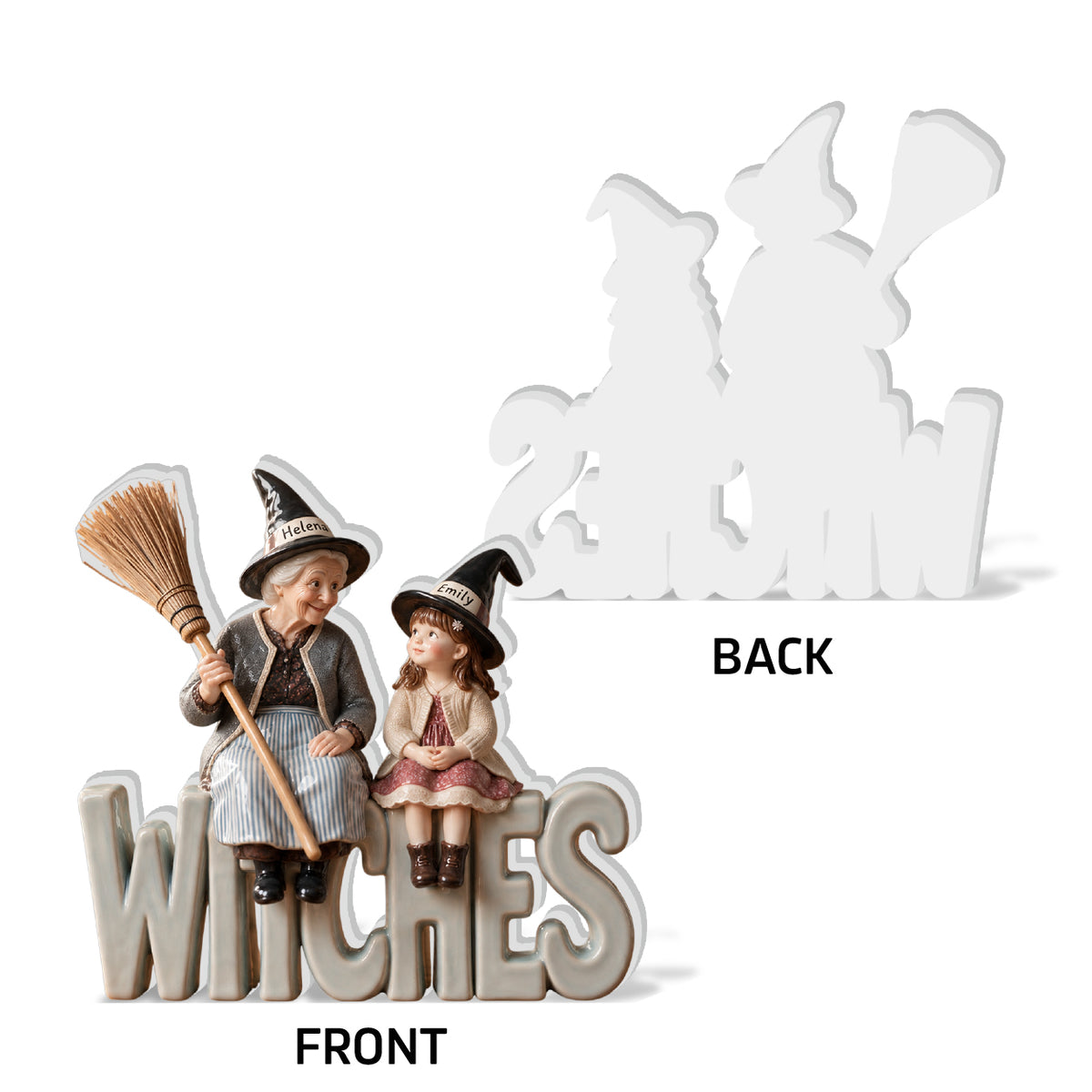 Be A Witch - Personalized Witch 3D Plaque