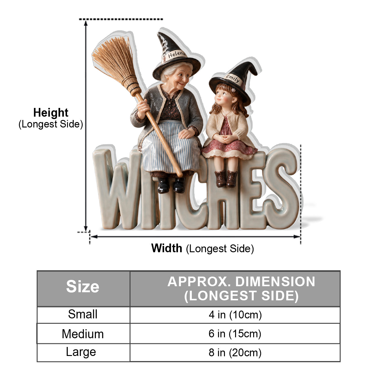 Be A Witch - Personalized Witch 3D Plaque