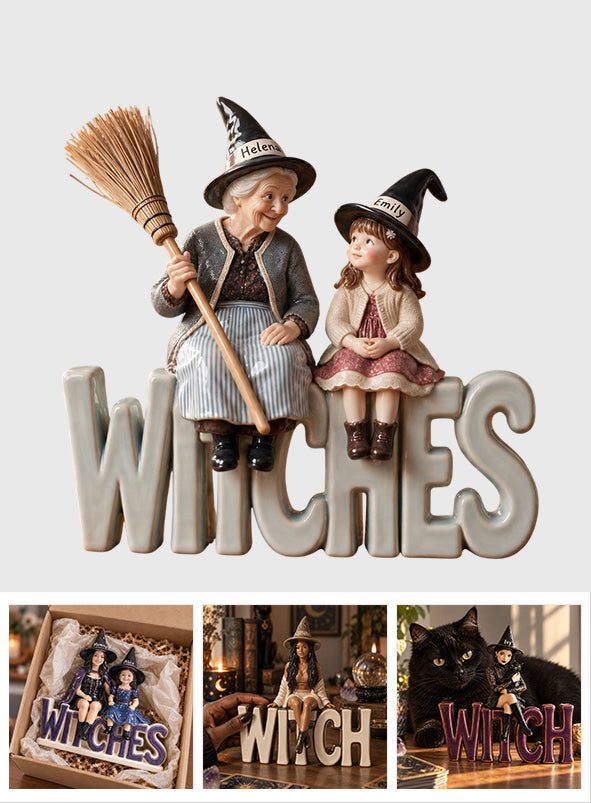 Be A Witch - Personalized Witch 3D Plaque