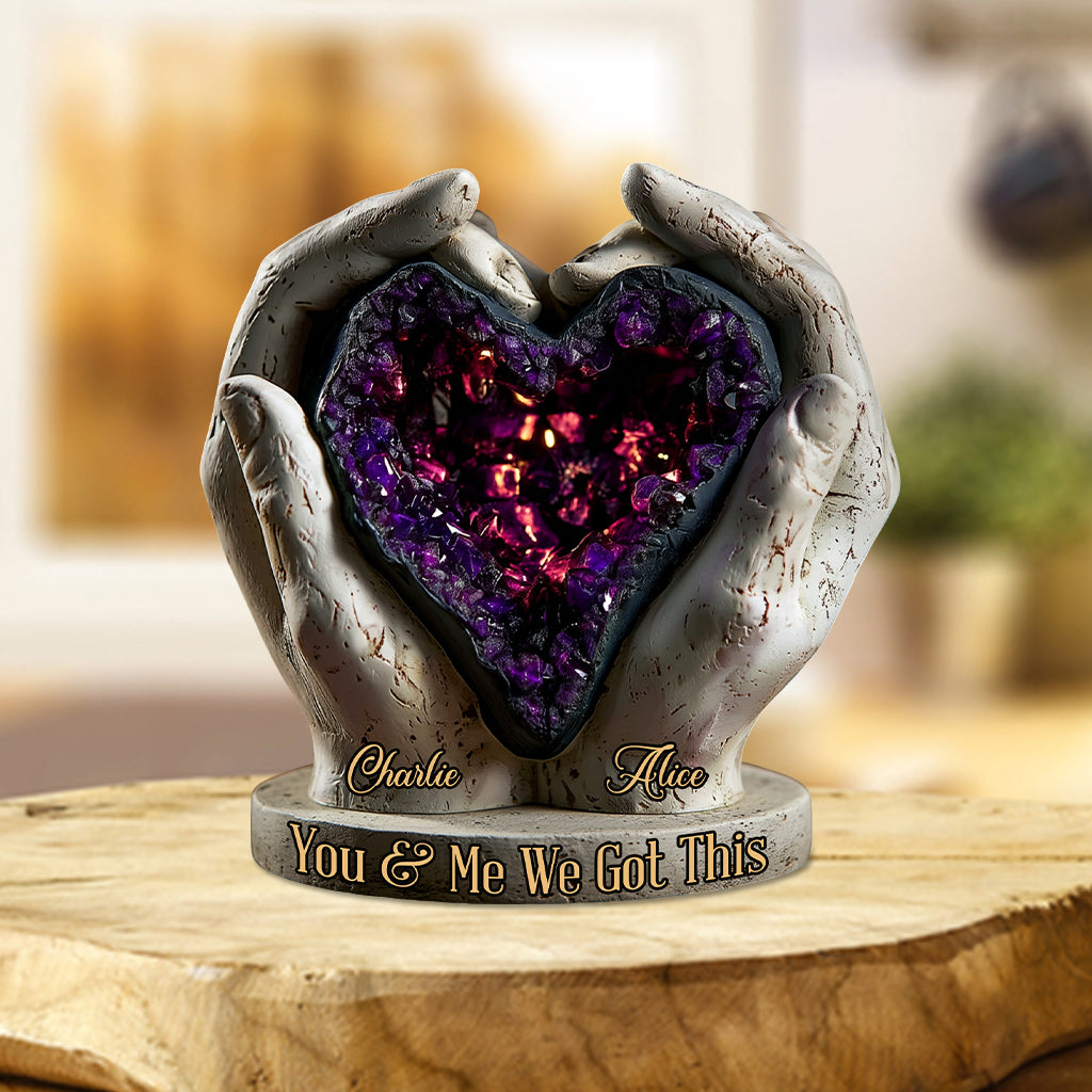 We Got This - Personalized Couple Custom Shaped Acrylic Plaque