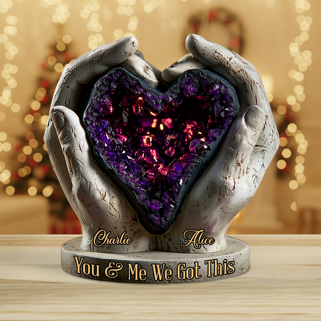 We Got This - Personalized Couple Custom Shaped Acrylic Plaque