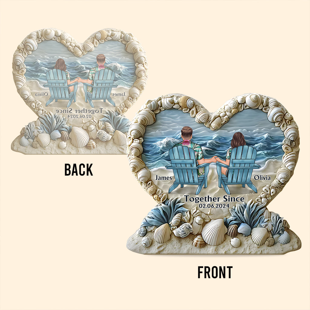 Together Since - Personalized Couple Custom Shaped Acrylic Plaque