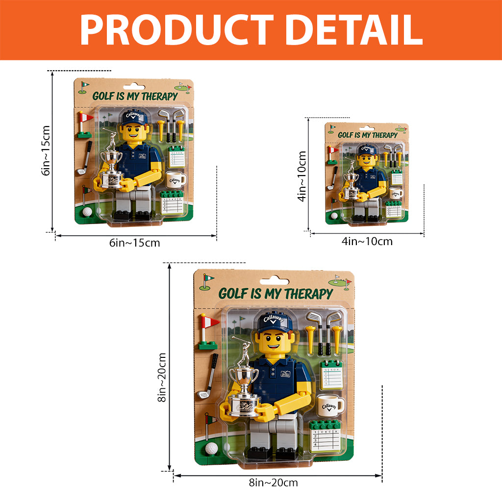 Hole-in-One – Personalisierte, individuell geformte Acrylplakette für Golfer