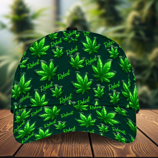 Lass uns high werden – Personalisierte Weed Classic Cap