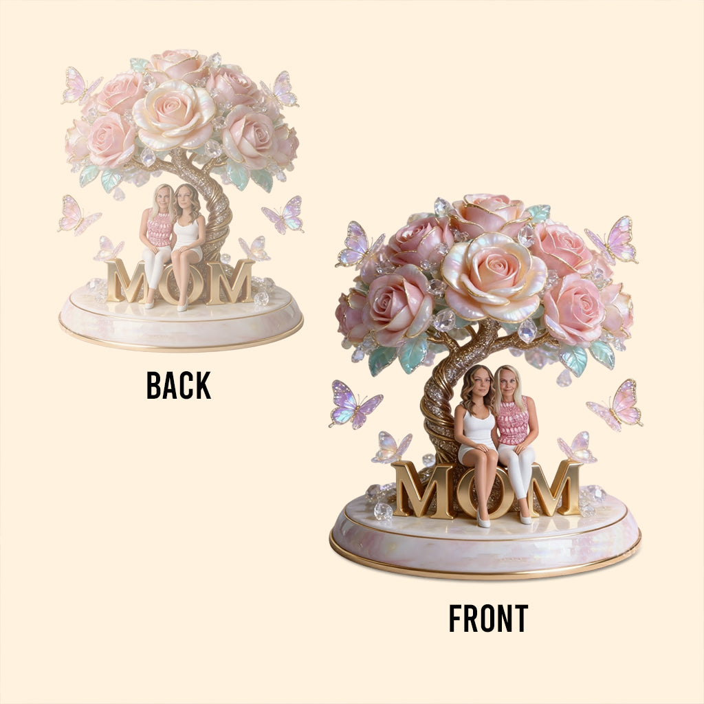 Ich liebe dich – Personalisierte Acrylplakette für Mutter (individuell geformt)