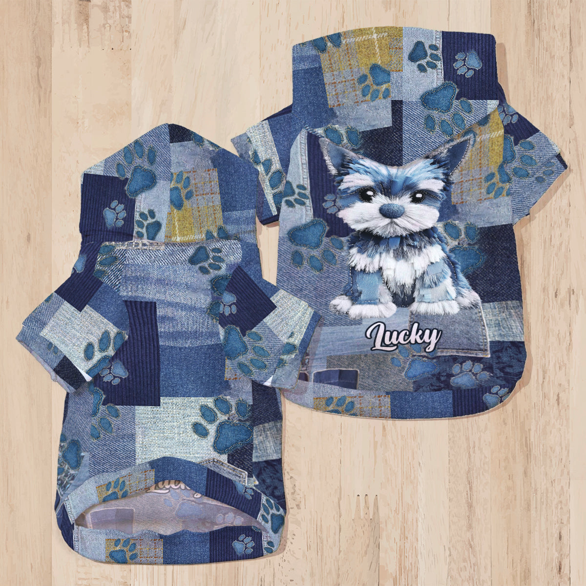 Ich liebe meinen Hund – Personalisierter Hunde-Hoodie