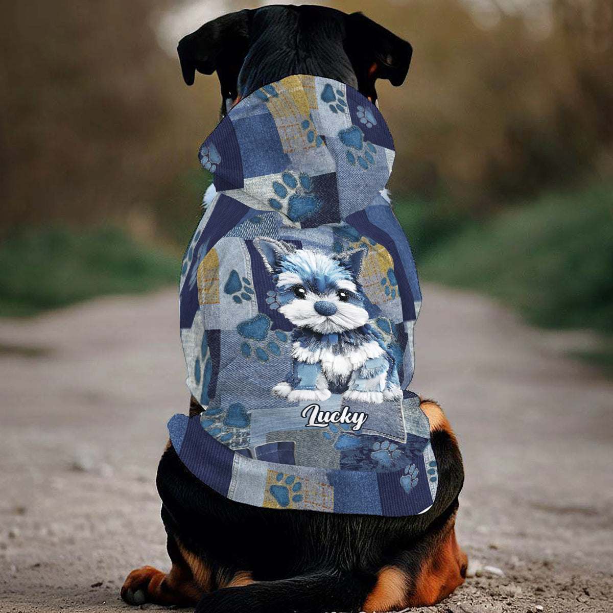 Ich liebe meinen Hund – Personalisierter Hunde-Hoodie