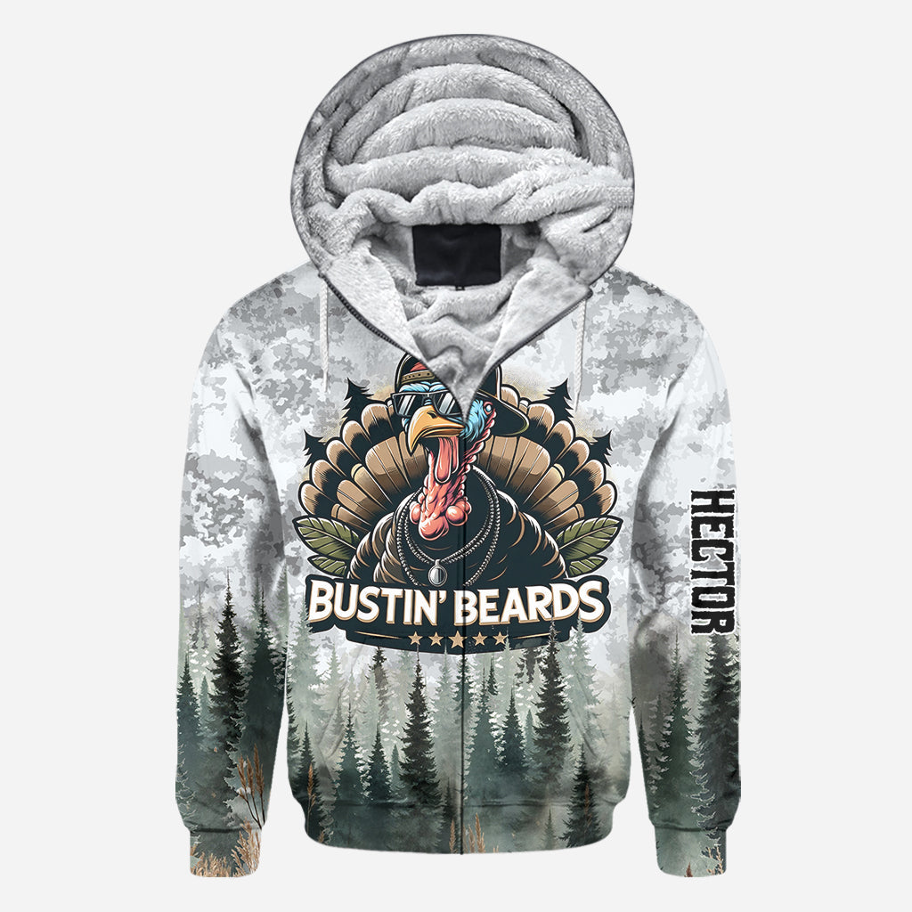 Bustin' Beards - Personalisiertes Jagd-Allover-Shirt