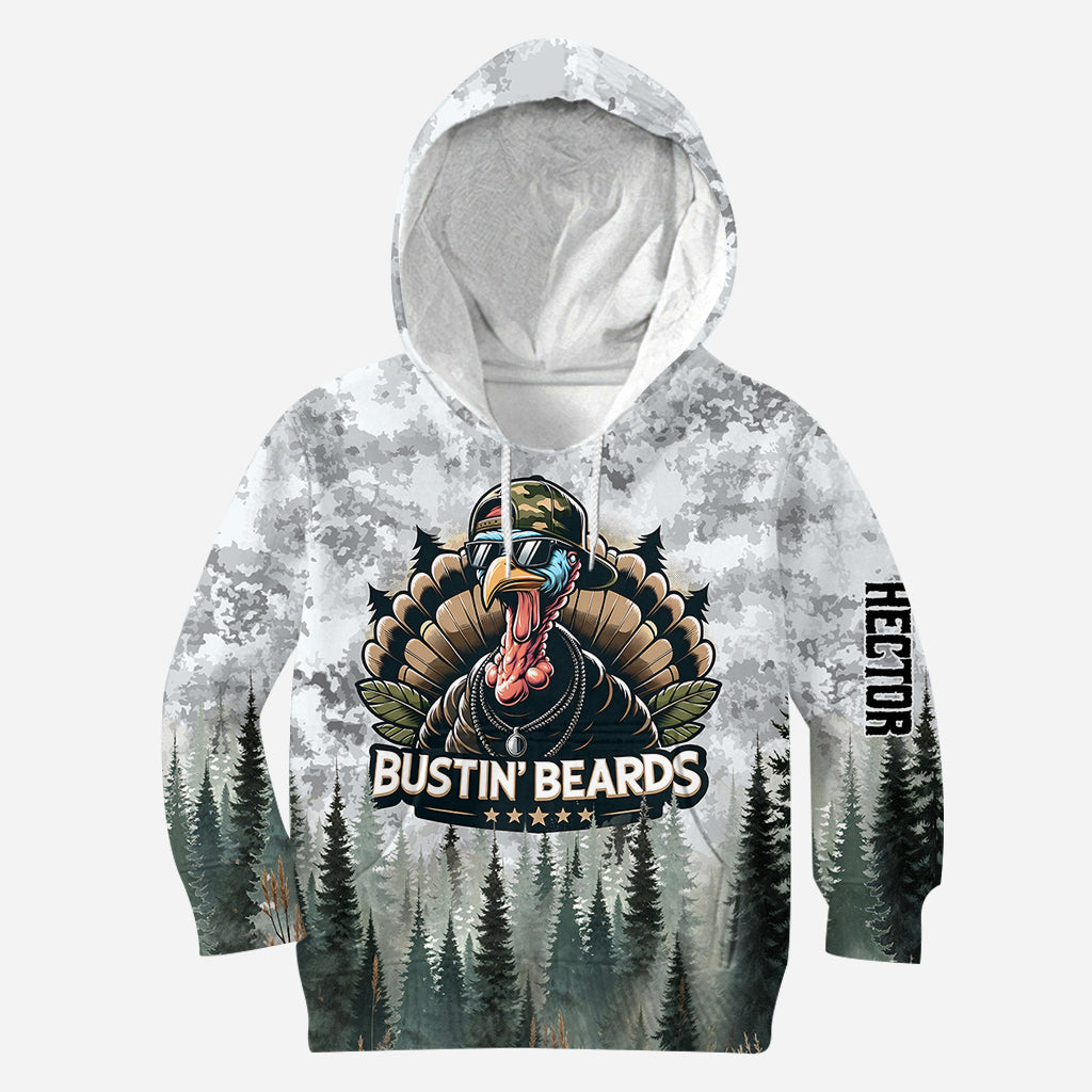 Bustin' Beards - Personalisiertes Jagd-Allover-Shirt