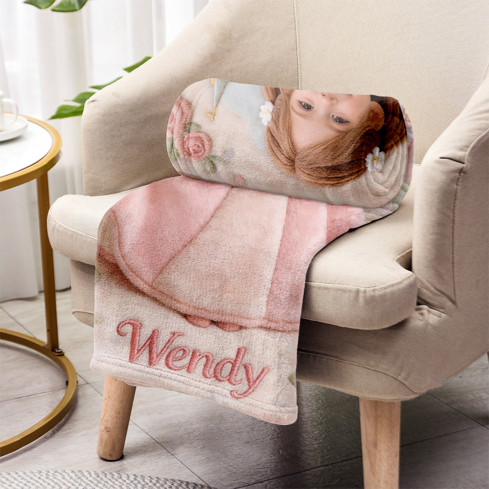 Custom Any Photo Perfect Gift For Kids - Personalized Kid Blanket