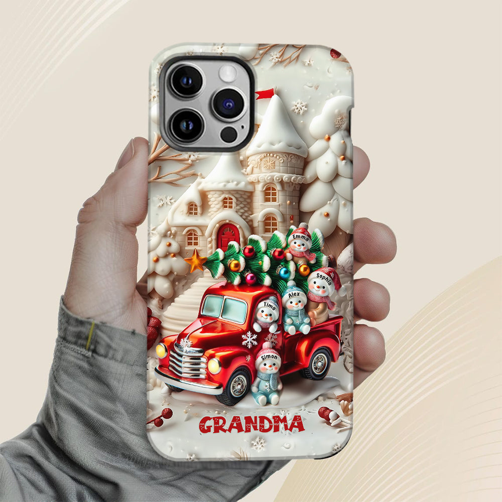 Nana's Little Cuties - Personalized Grandma Full Print Phone Case