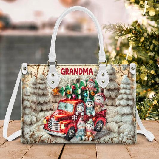 Nana's Cuties - Personalisierte Oma-Lederhandtasche