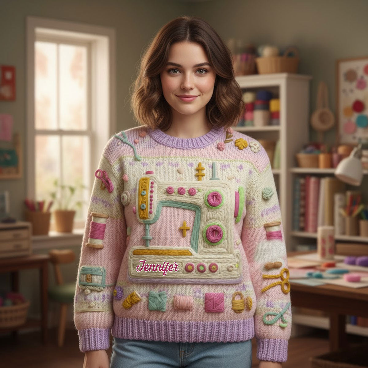 Nähen ist meine Leidenschaft – Personalisierter hässlicher Pullover