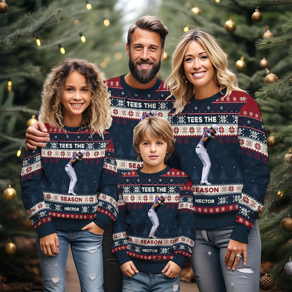 Weihnachtsgolf – Personalisierter Golf-Pullover