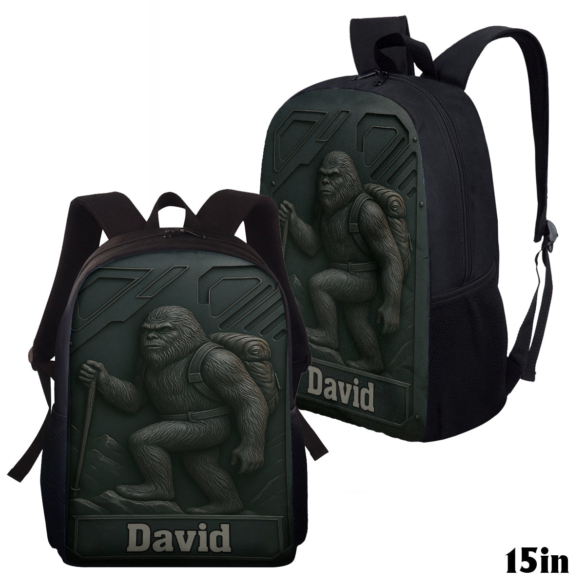 Hiking Sasquatch - Personalized Hiking Multifunctional Backpack