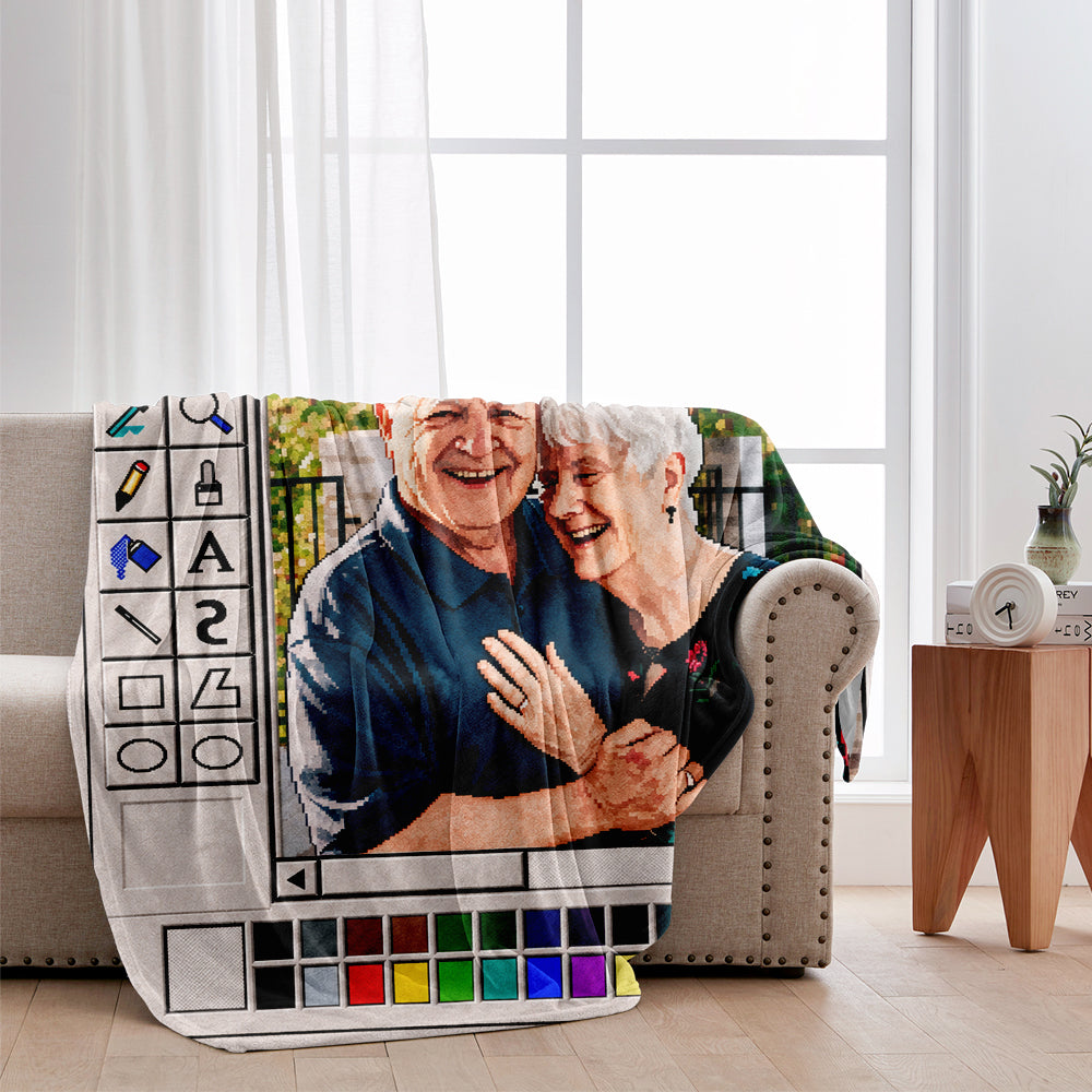 Retro-Paar - Personalisierte Paardecke