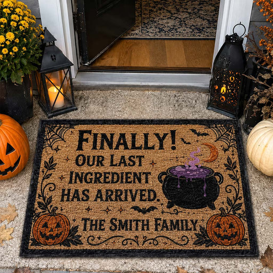 Our Last Ingredient - Personalized Witch Doormat