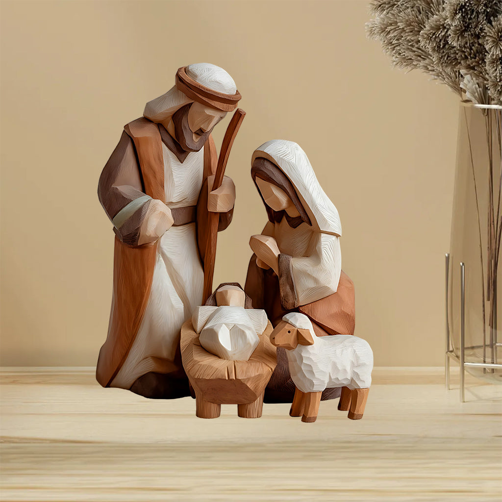 Frohe Weihnachten – Individuell geformte Acrylplakette von Christian