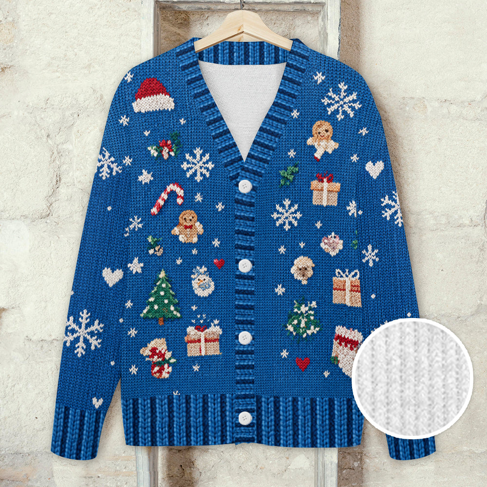 Holiday Moment - Personalized Kid Cardigan Sweater