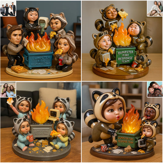 Dumpster Fire Response Team - Personalized Colleague Custom Shaped Acrylic Plaque