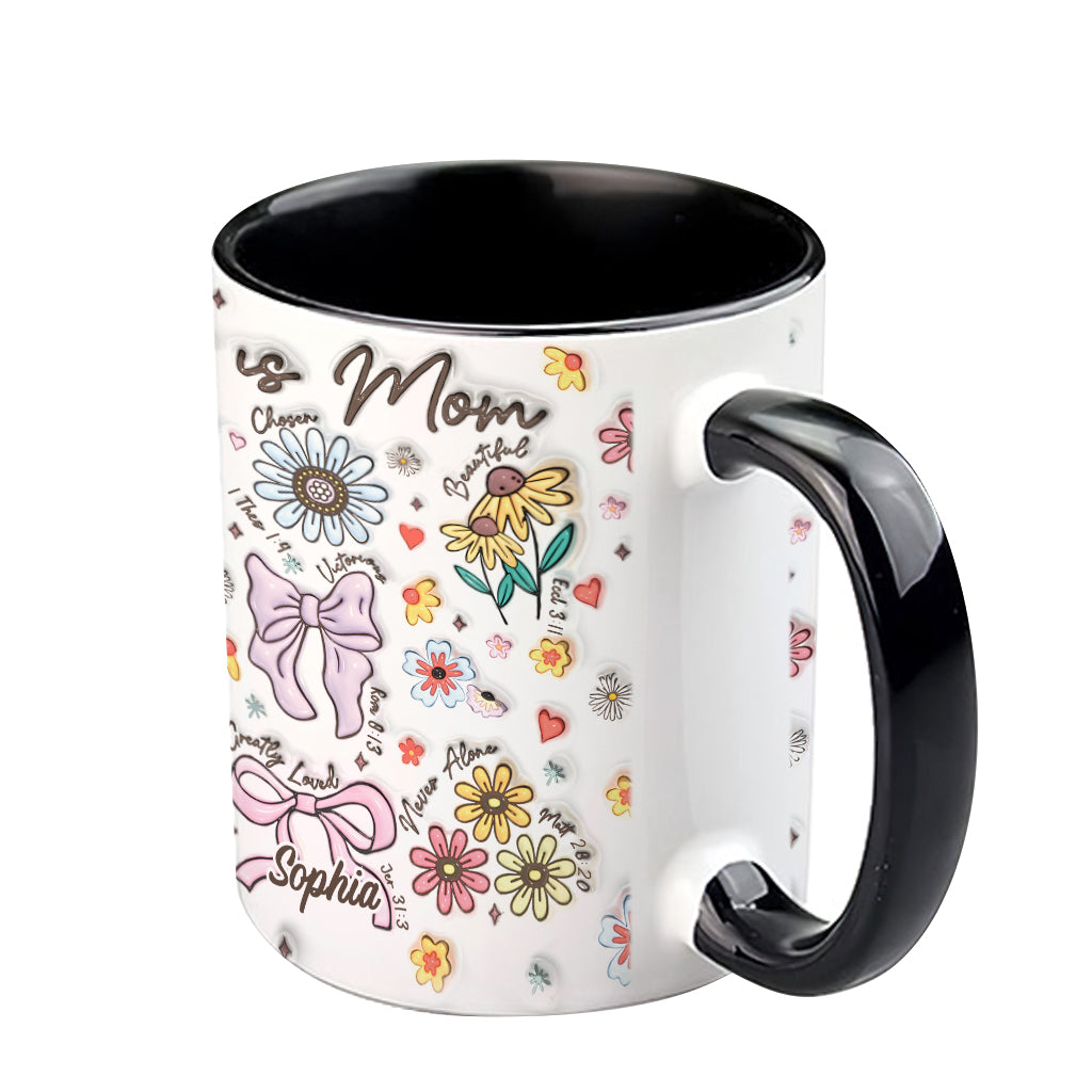 Sie ist Mama – Personalisierte Tasse mit Muttermotiv