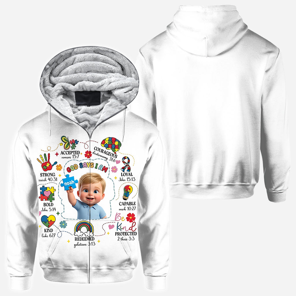 Autism Christian - Personalized Autism Awareness All Over Shirt