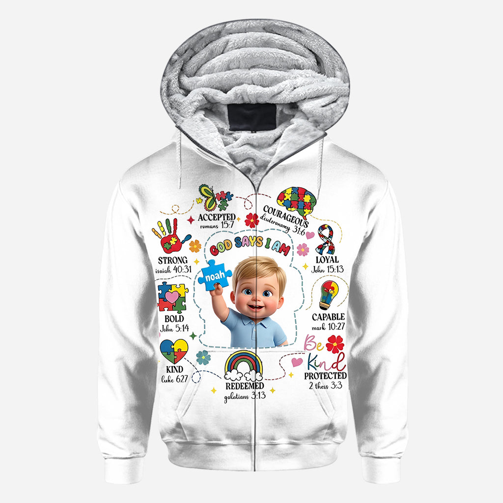 Autism Christian - Personalized Autism Awareness All Over Shirt