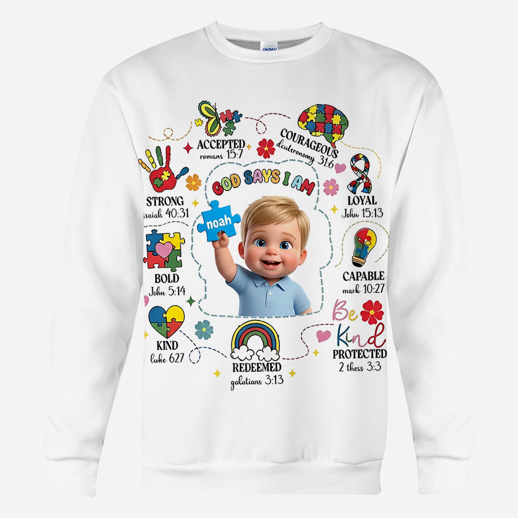 Autism Christian - Personalized Autism Awareness All Over Shirt