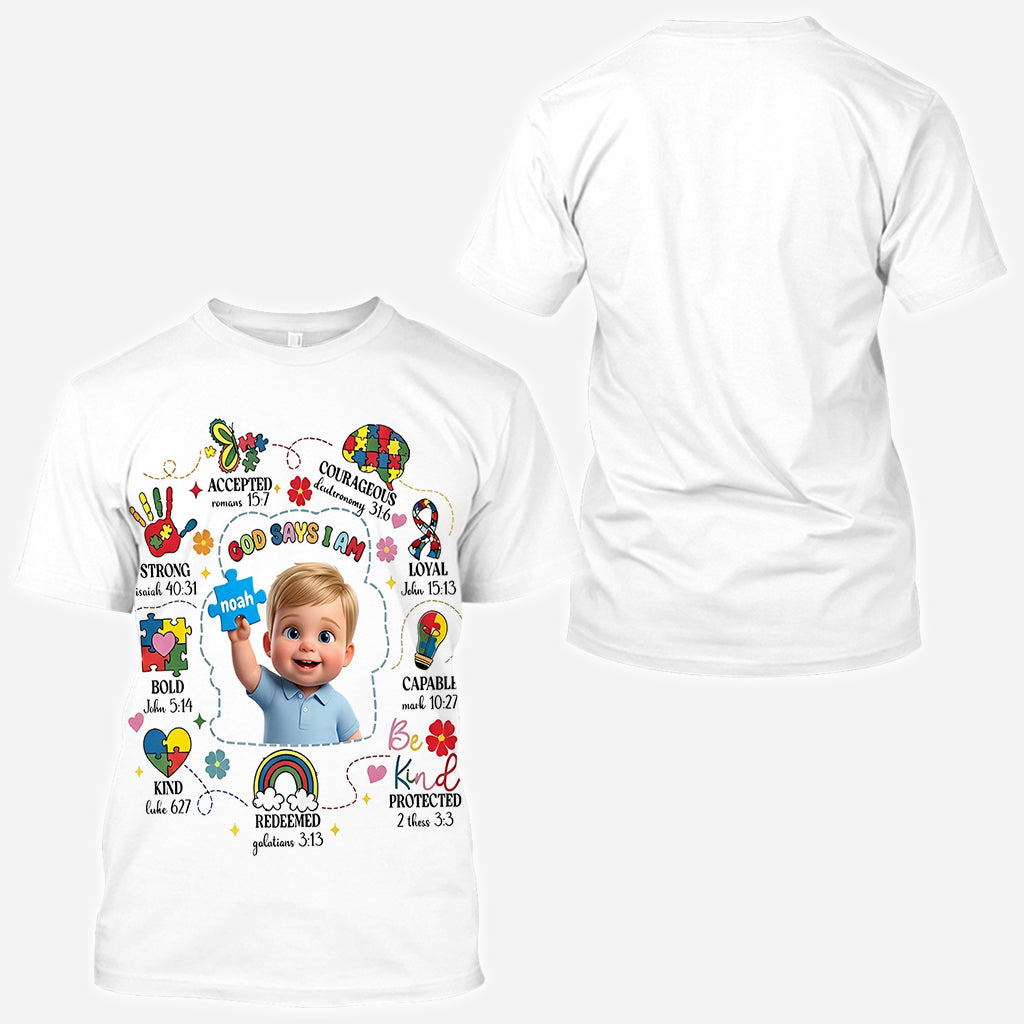 Autism Christian - Personalized Autism Awareness All Over Shirt