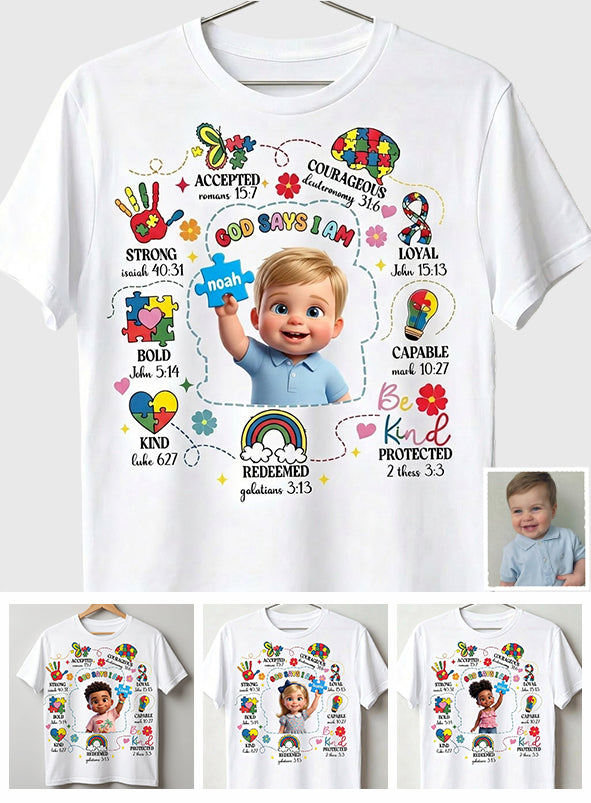 Autism Christian - Personalized Autism Awareness All Over Shirt