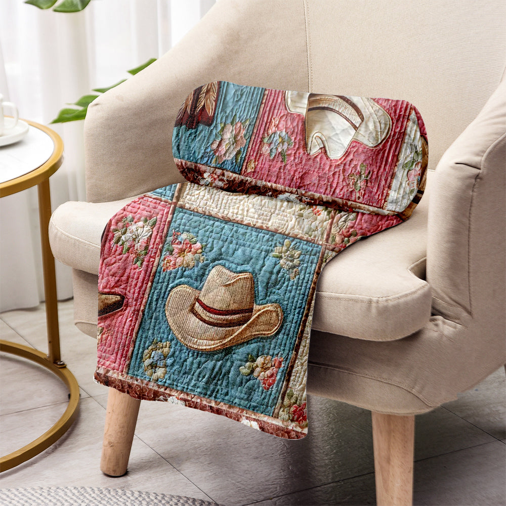 Cowgirl - Personalisierte Cowgirl-Decke
